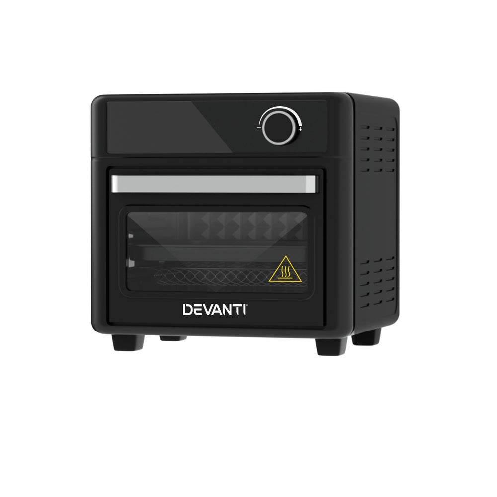 Air Fryers: Devanti Air Fryer 15L LCD Fryers Oven