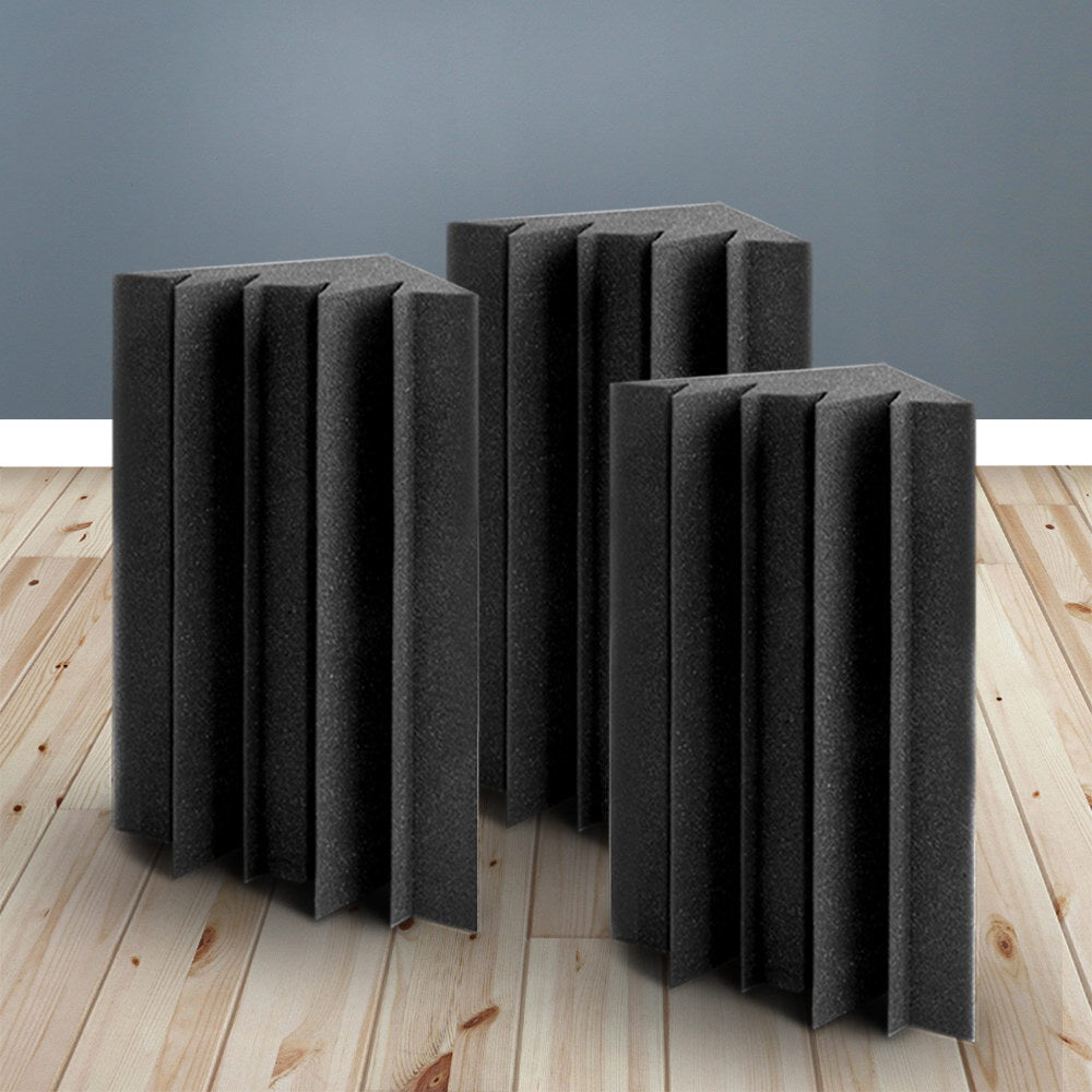 Audio Accessories: Alpha Acoustic Foam 20pcs Corner Bass Trap Sound Absorption Proofing Treatment