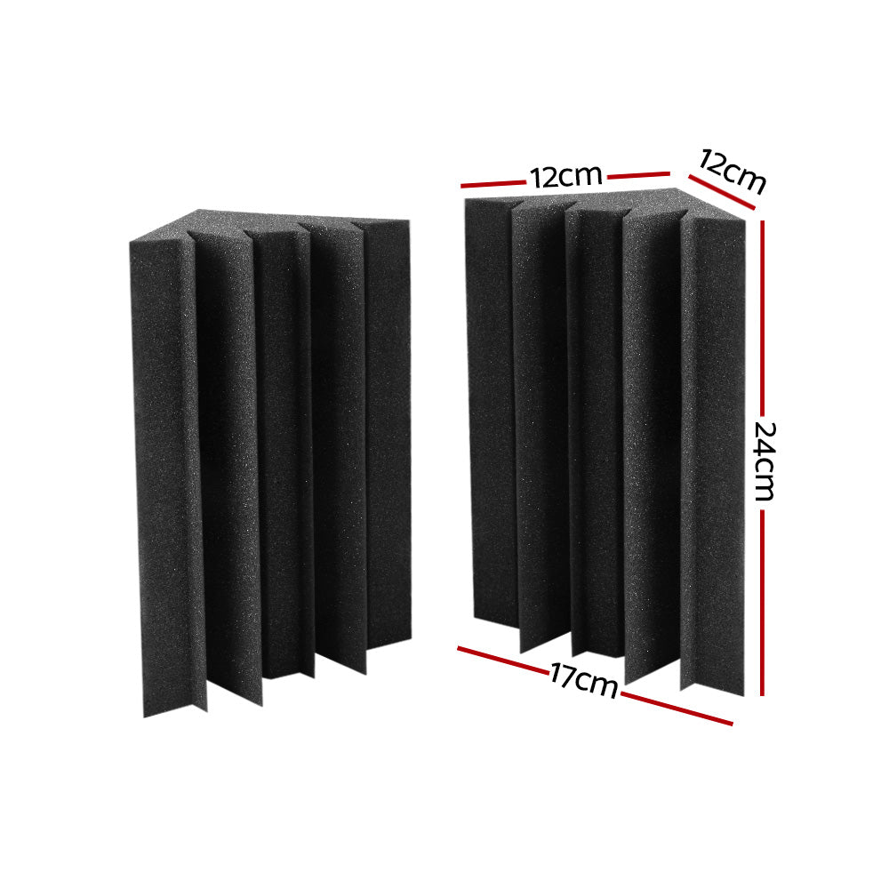 Audio Accessories: Alpha Acoustic Foam 40pcs Corner Bass Trap Sound Absorption Proofing Treatment