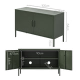 ArtissIn Buffet Sideboard Metal Cabinet - BASE Green