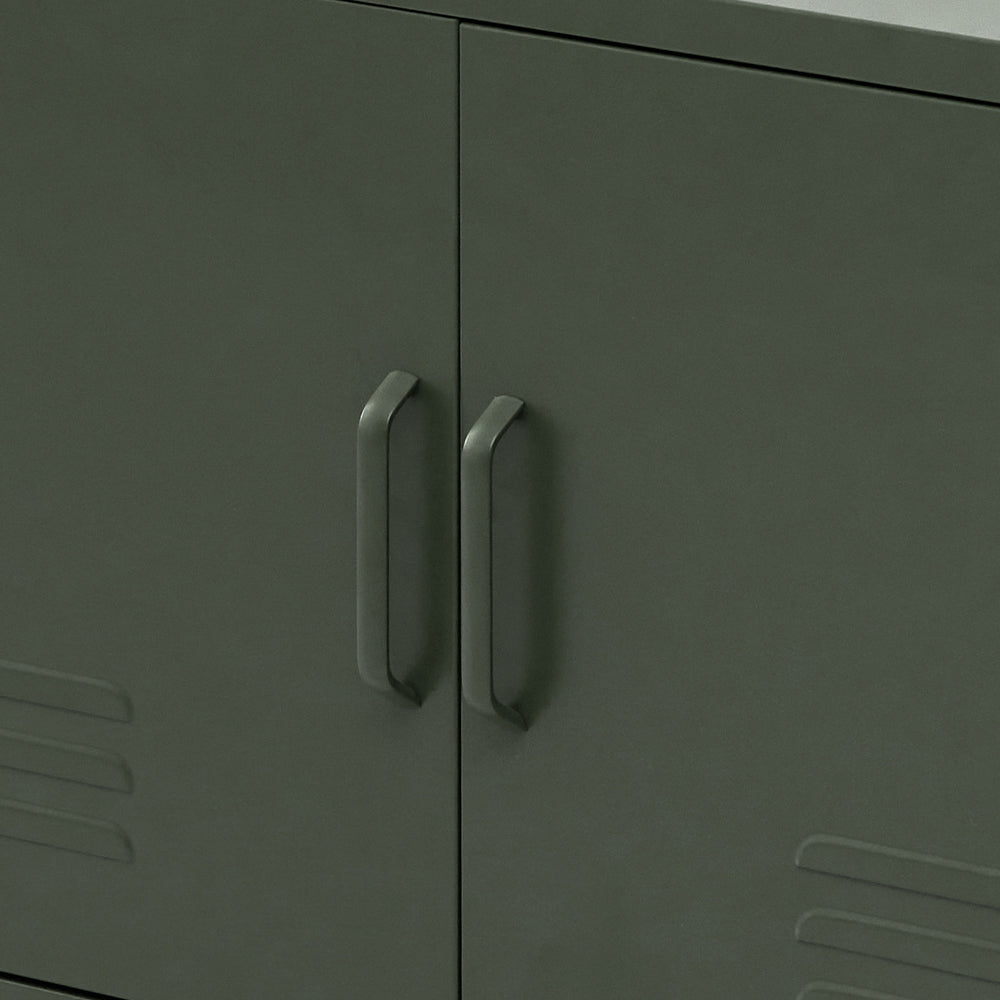 Buffets & Sideboards: Artiss Buffet Sideboard Metal Cabinet - BASE Green