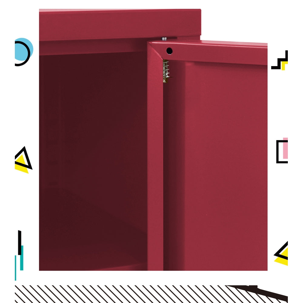 Buffets & Sideboards: Artiss Buffet Sideboard Metal Cabinet - BASE Pink