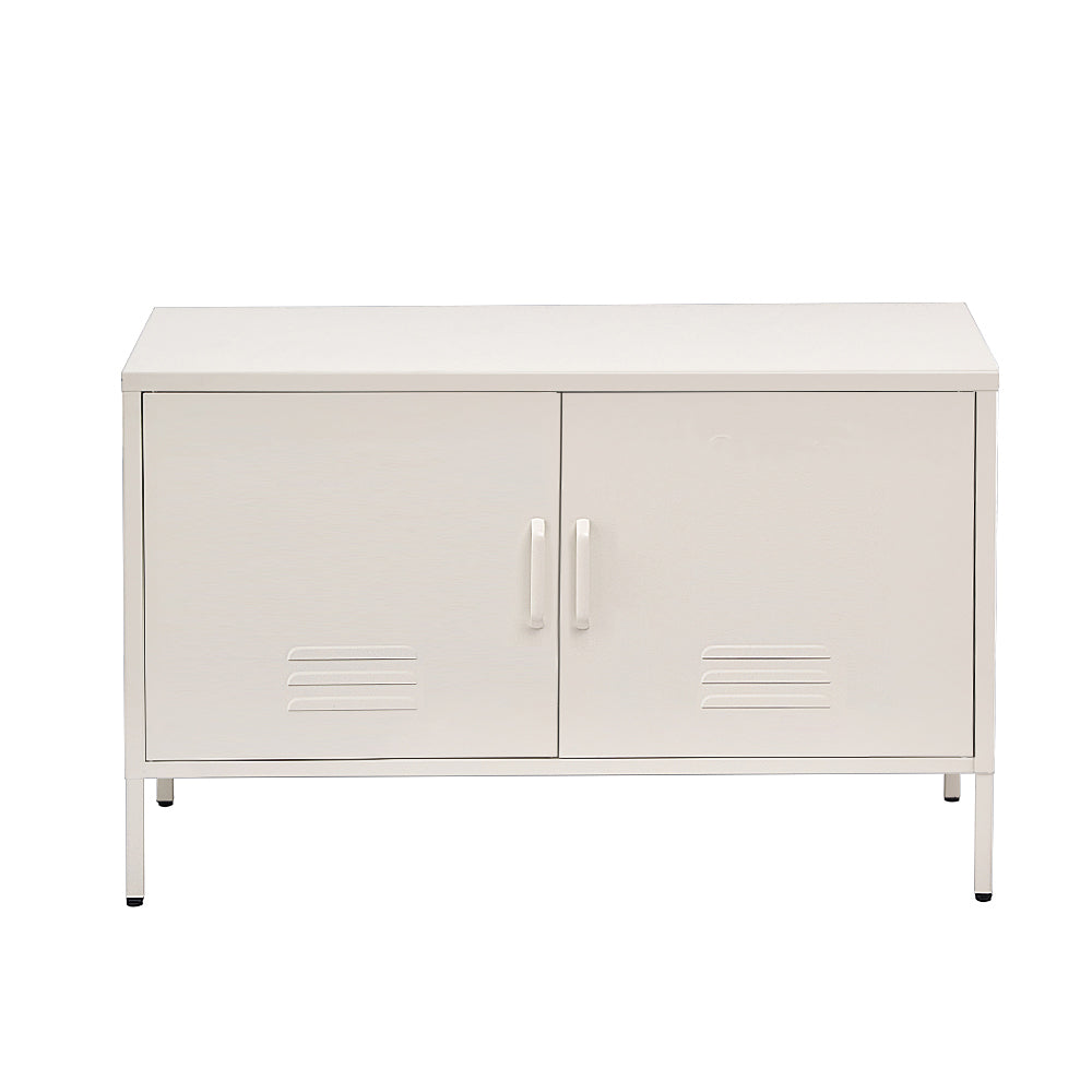 Buffets & Sideboards: Artiss Buffet Sideboard Metal Cabinet - BASE White