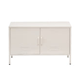 Artiss Buffet Sideboard Metal Cabinet - BASE White