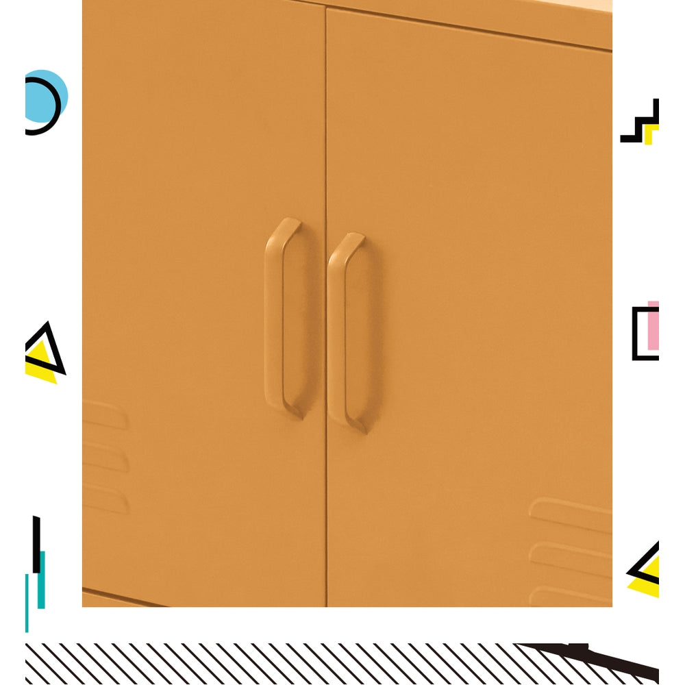 Buffets & Sideboards: Artiss Buffet Sideboard Metal Cabinet - BASE Yellow