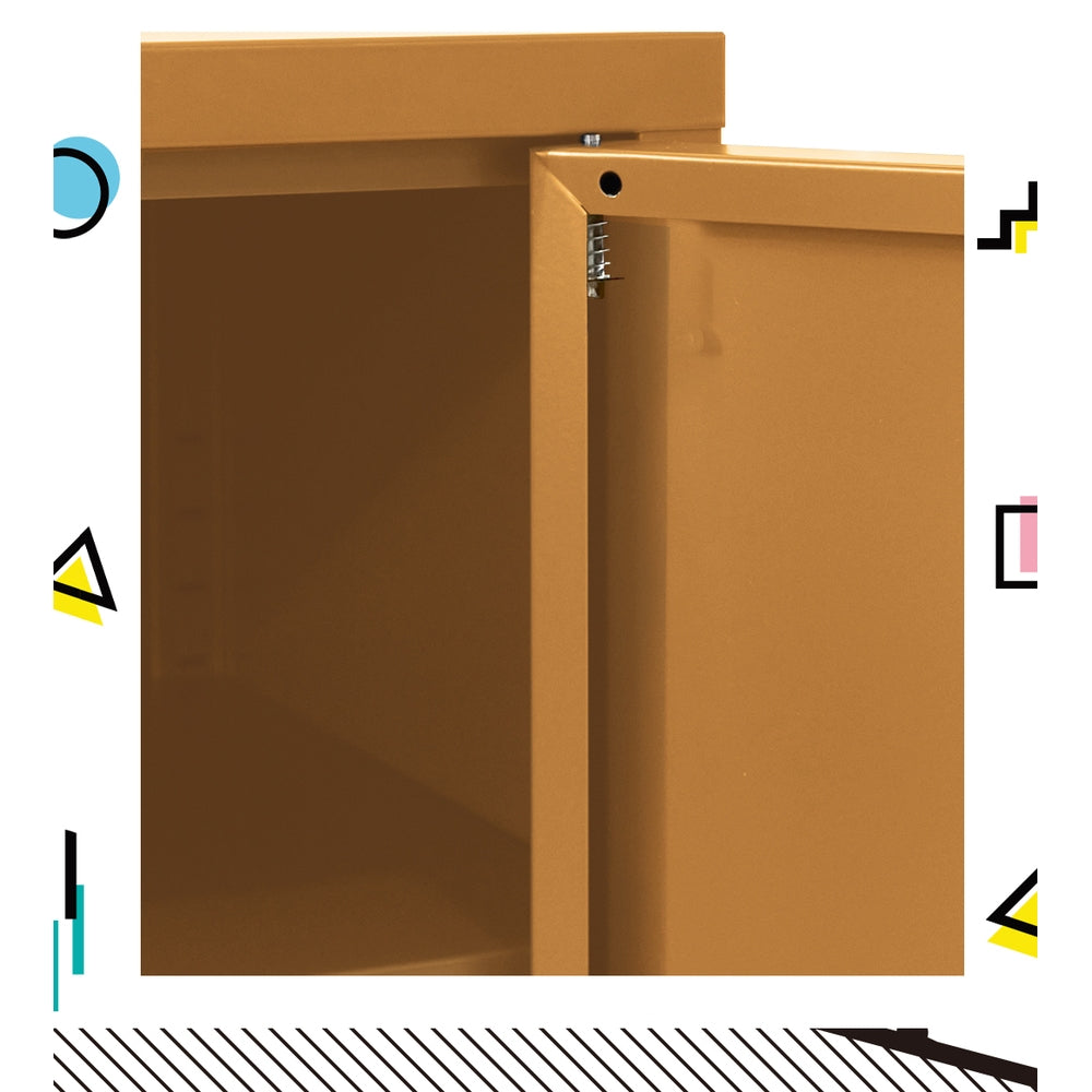 Buffets & Sideboards: Artiss Buffet Sideboard Metal Cabinet - BASE Yellow