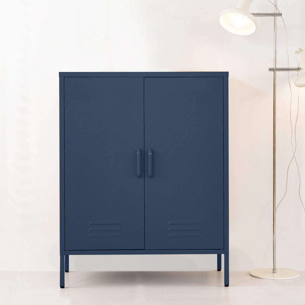 Buffets & Sideboards: Artiss Buffet Sideboard Metal Cabinet - SWEETHEART Blue