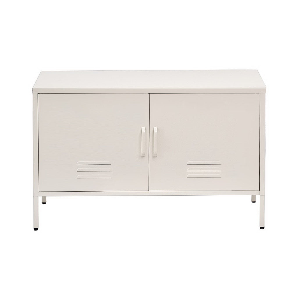 Buffets & Sideboards: Artiss Buffet Sideboard Metal Cabinet - SWEETHEART White