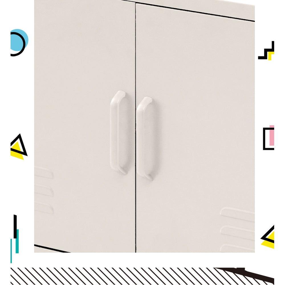 Buffets & Sideboards: Artiss Buffet Sideboard Metal Cabinet - SWEETHEART White