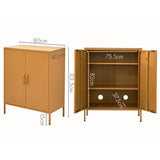 ArtissIn Buffet Sideboard Metal Cabinet - SWEETHEART Yellow