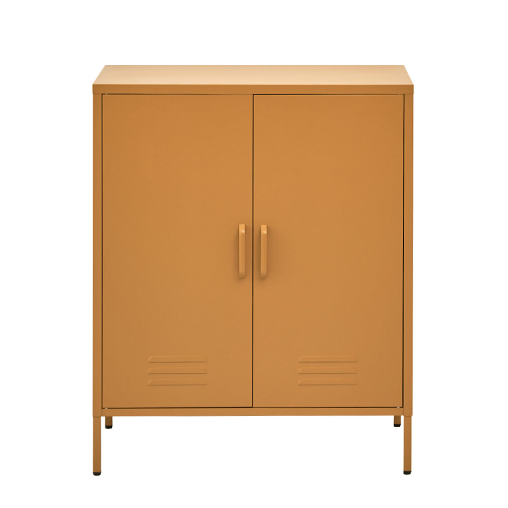 Buffets & Sideboards: Artiss Buffet Sideboard Metal Cabinet - SWEETHEART Yellow