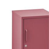 98765-ArtissIn Bedside Table Metal Cabinet - MINI Pink