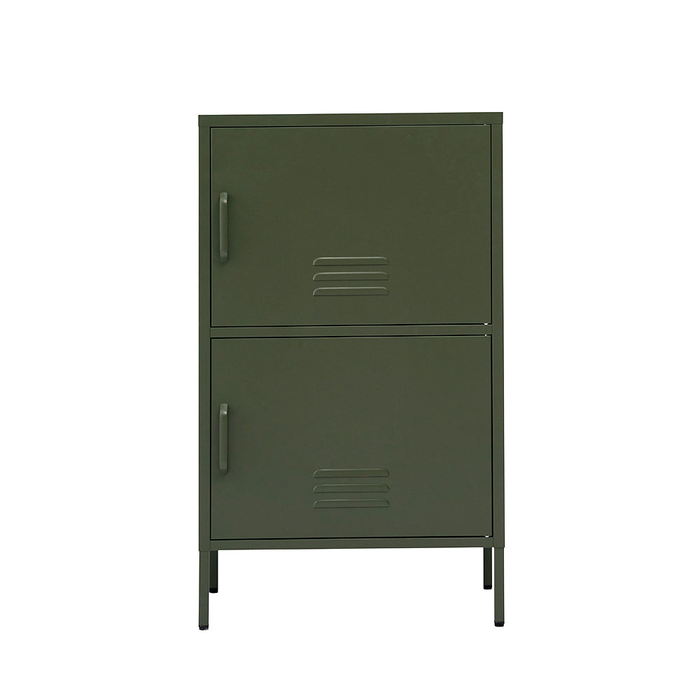 Buffets & Sideboards: Artiss Buffet Sideboard Metal Cabinet - DOUBLE Green