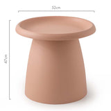 ArtissIn Coffee Table Round 52CM Plastic Pink