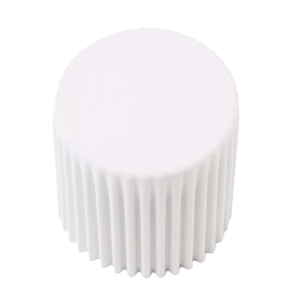 Table & Bar Stools: Artiss 2x Bar Stools Cupcake Plastic Foot Stool White