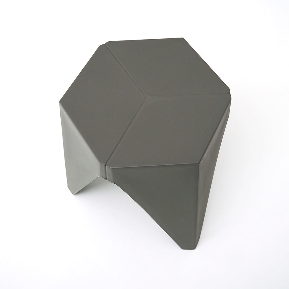 Table & Bar Stools: Artiss 2x Bar Stools Puzzle Plastic Foot Stool Grey