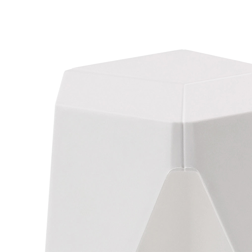 Table & Bar Stools: Artiss 2x Bar Stools Puzzle Plastic Foot Stool White