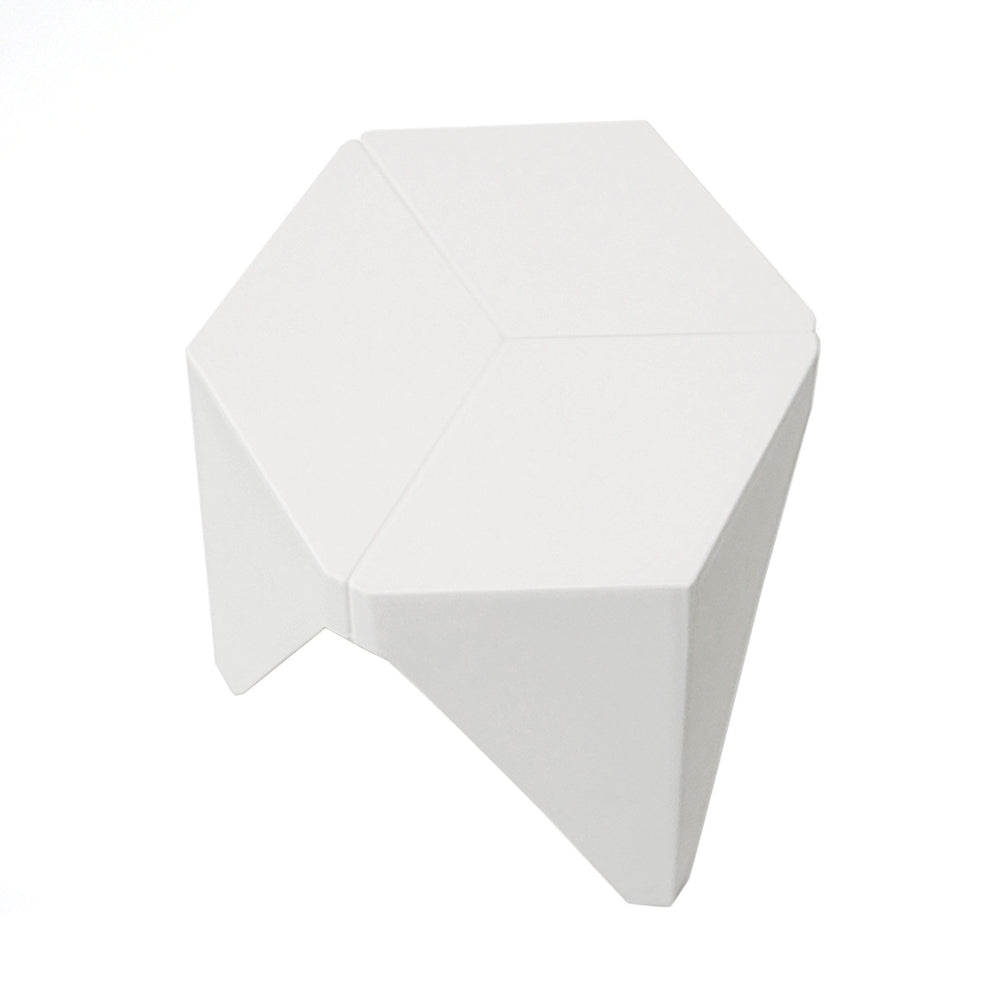 Table & Bar Stools: Artiss 4PC Puzzle Stool Bar Stools Stackable White