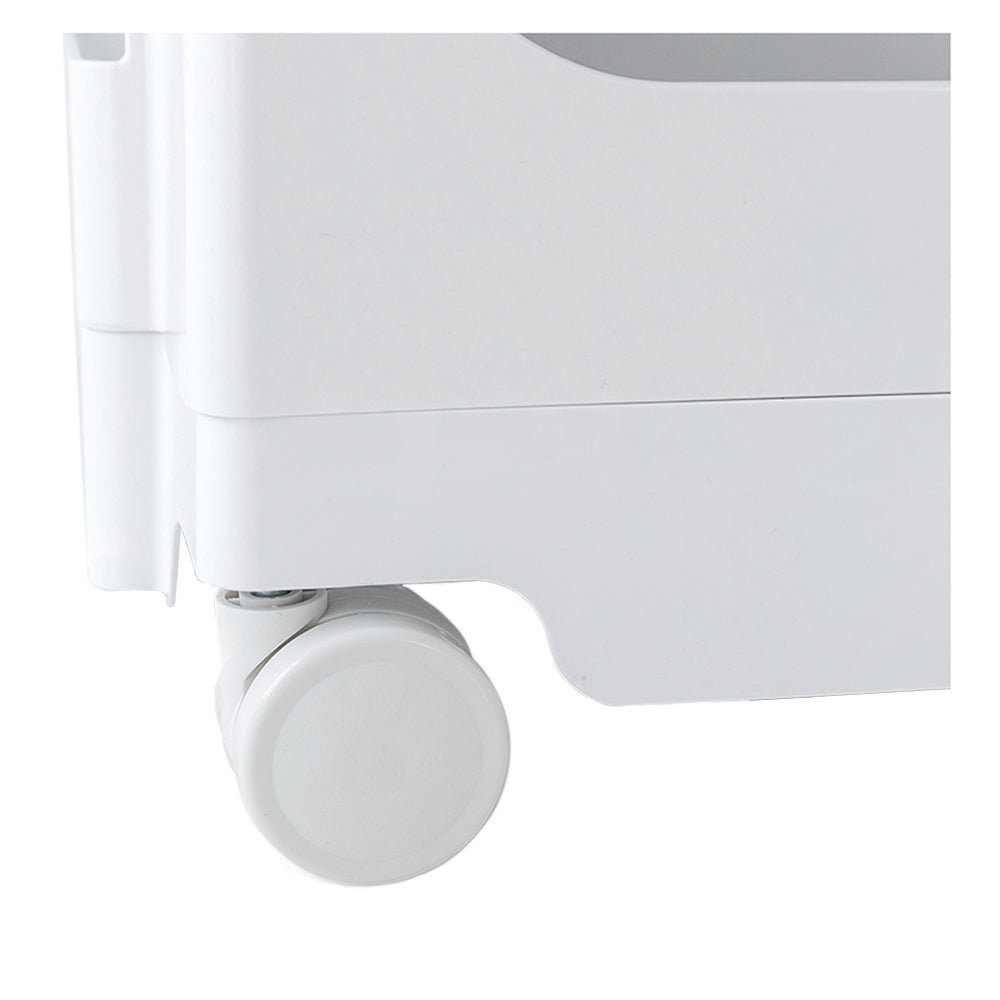 Kitchen & Dining Trolleys: Artiss Storage Trolley Cart Bedside Table 5 Tier White