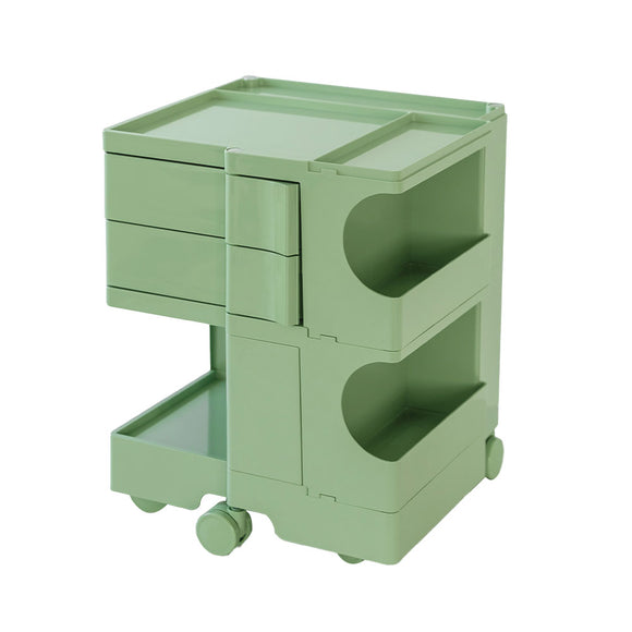 ArtissIn Storage Trolley Bedide Table 3 Tier Cart Boby Replica Green