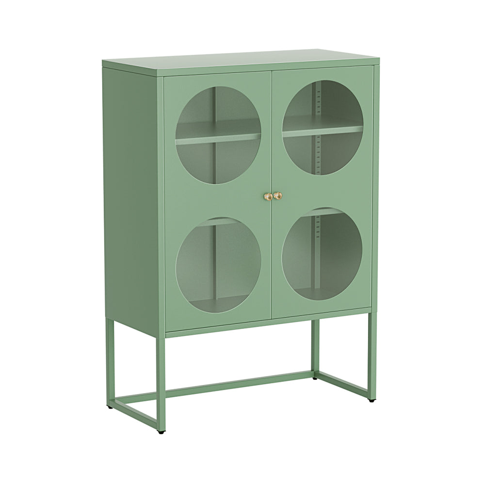 Buffets & Sideboards: Artiss Buffet Sideboard Metal Cabinet - ELLA Green