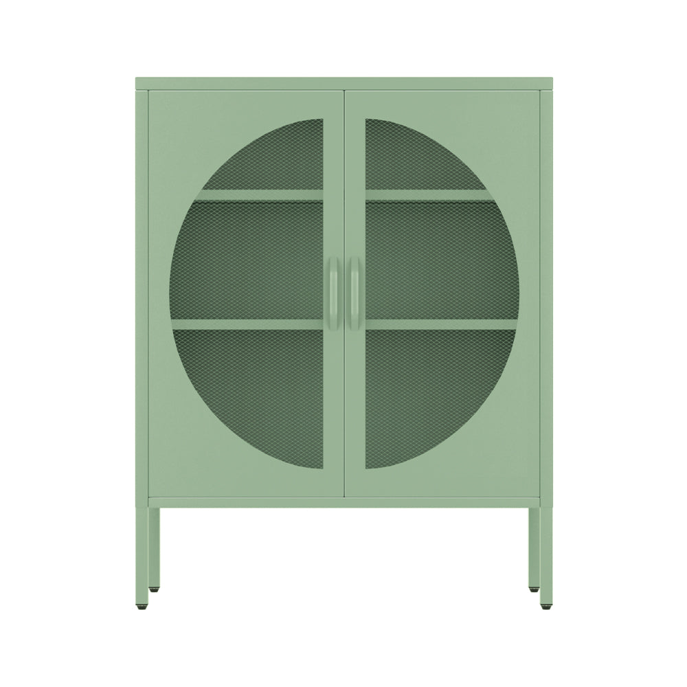 Buffets & Sideboards: Artiss Buffet Sideboard Metal Cabinet - ELSA Green