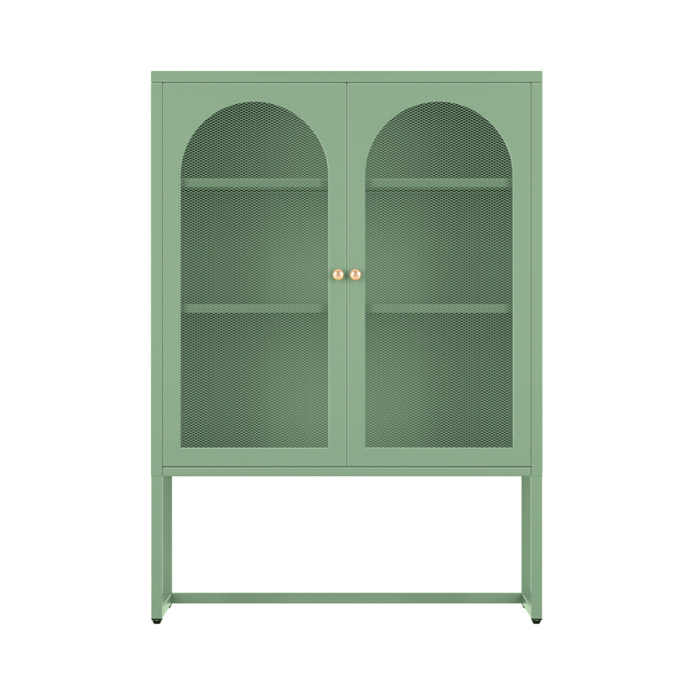 Buffets & Sideboards: Artiss Buffet Sideboard Metal Cabinet - ELMA Green