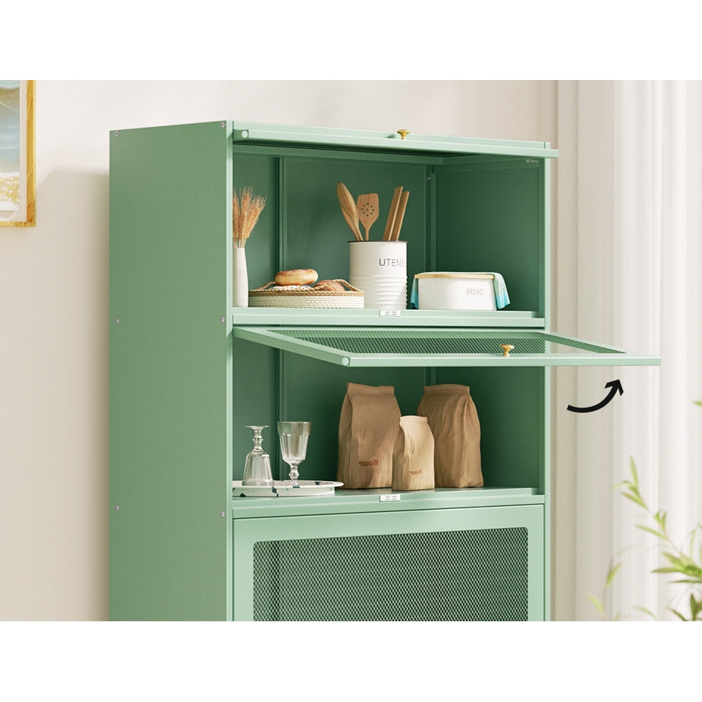 Buffets & Sideboards: Artiss Buffet Sideboard Metal Cabinet - ELIA Green