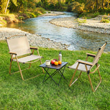 Camp Furniture: Weisshorn 3pc Camping Table Chair Set Outdoor Folding Aluminium Portable Picnic