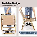 Camp Furniture: Weisshorn 3pc Camping Table Chair Set Outdoor Folding Aluminium Portable Picnic