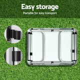 Camp Furniture: Weisshorn 3pc Camping Table Chair Set Outdoor Folding Aluminium Portable Picnic