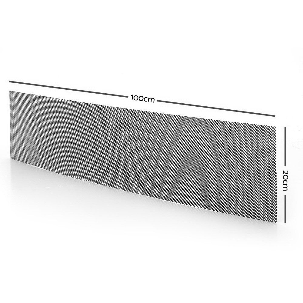 Building Materials: Gardeon Gutter Guard Aluminium Mesh 30M 100x20cm Black