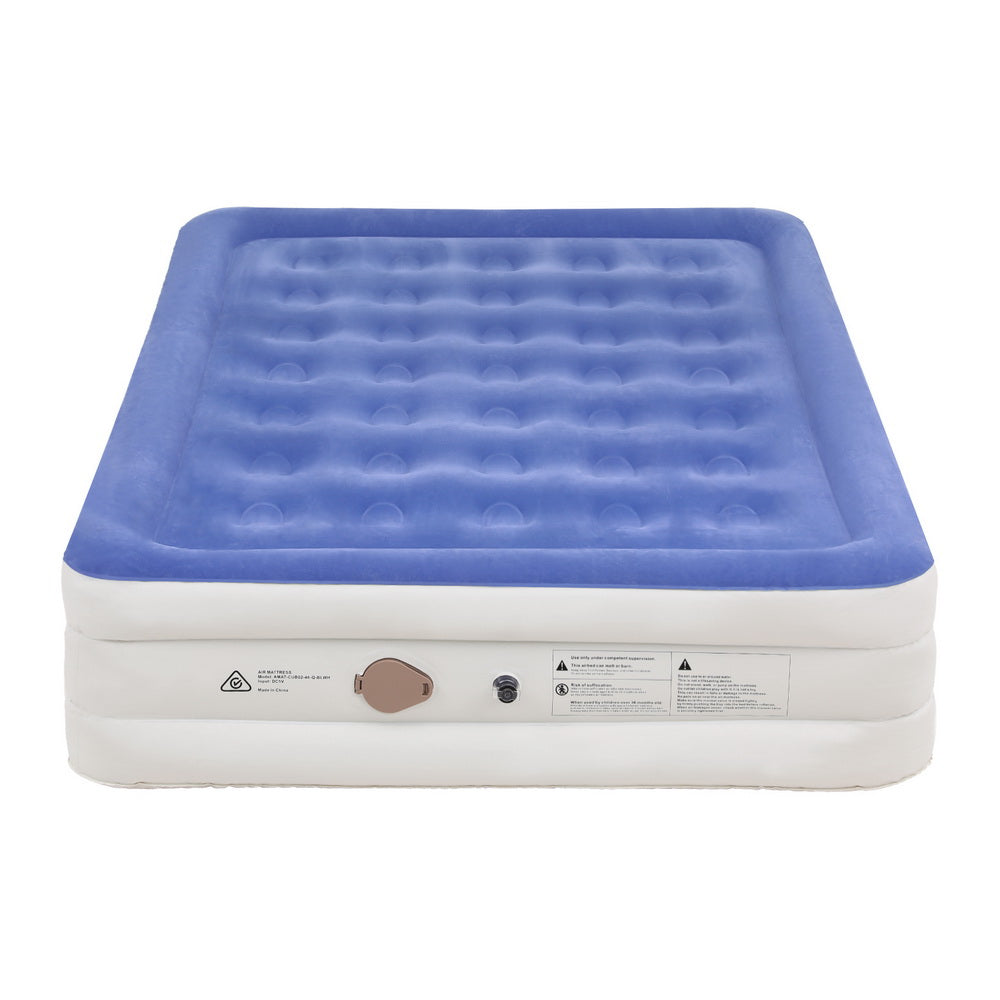 Inflatable Mattresses: Weisshorn Air Mattress Queen Inflatable Bed 46cm Air bed Cube