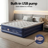 Inflatable Mattresses: Weisshorn Air Mattress Queen Inflatable Bed 46cm Air bed Cube