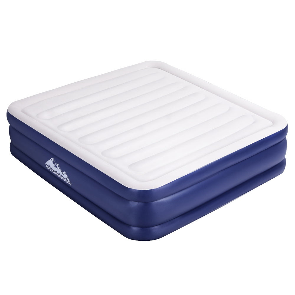 Inflatable Mattresses: Weisshorn Air Mattress King Inflatable Bed Air bed 51cm