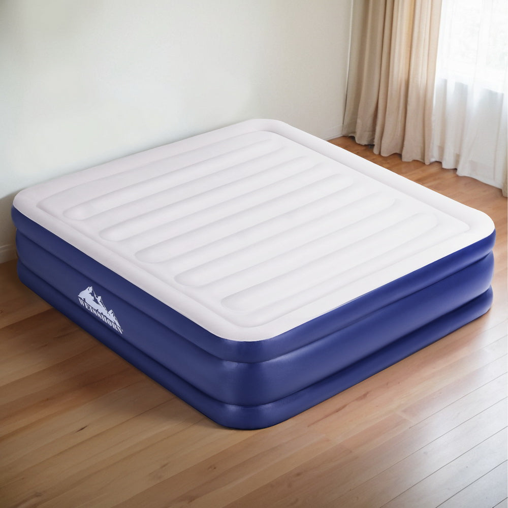 Inflatable Mattresses: Weisshorn Air Mattress King Inflatable Bed Air bed 51cm