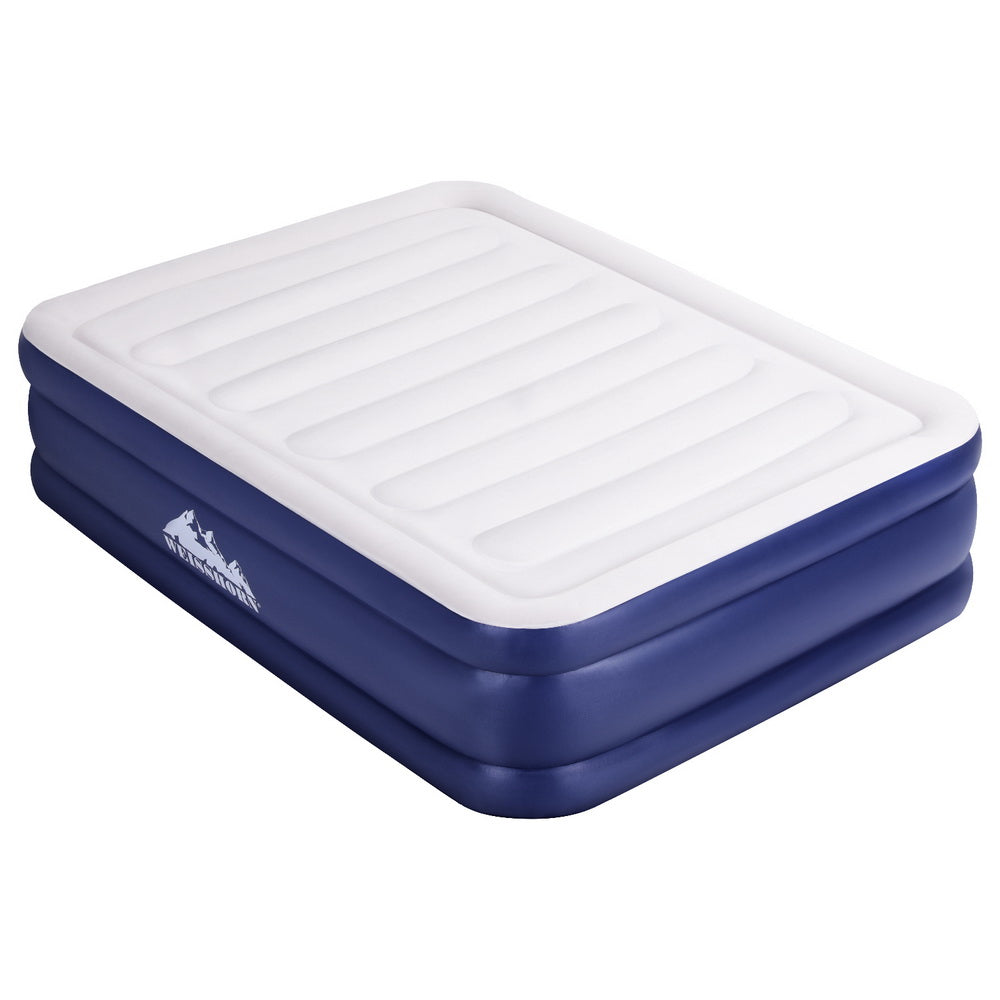 Inflatable Mattresses: Weisshorn Air Mattress Queen Inflatable Bed Air bed 51cm
