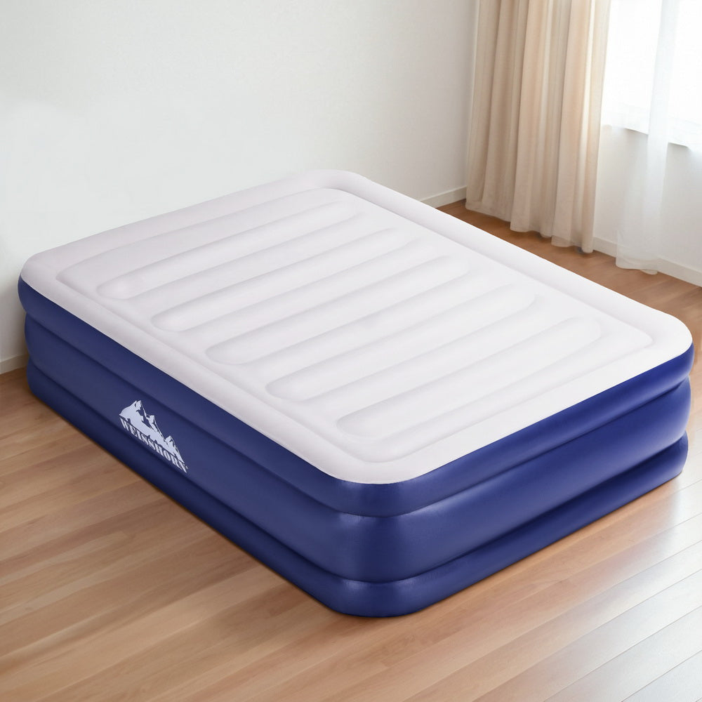 Inflatable Mattresses: Weisshorn Air Mattress Queen Inflatable Bed Air bed 51cm