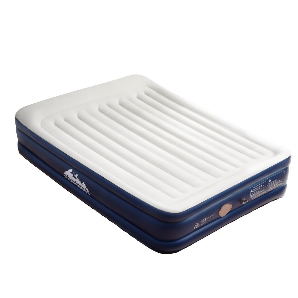 Inflatable Mattresses: Weisshorn Air Mattress Double Inflatable Bed 46cm Air bed