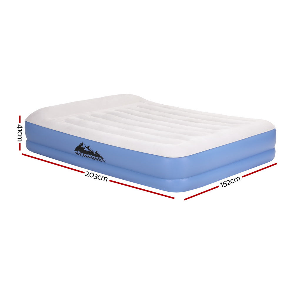 Inflatable Mattresses: Weisshorn Air Mattress Queen Inflatable Bed 41cm Air bed
