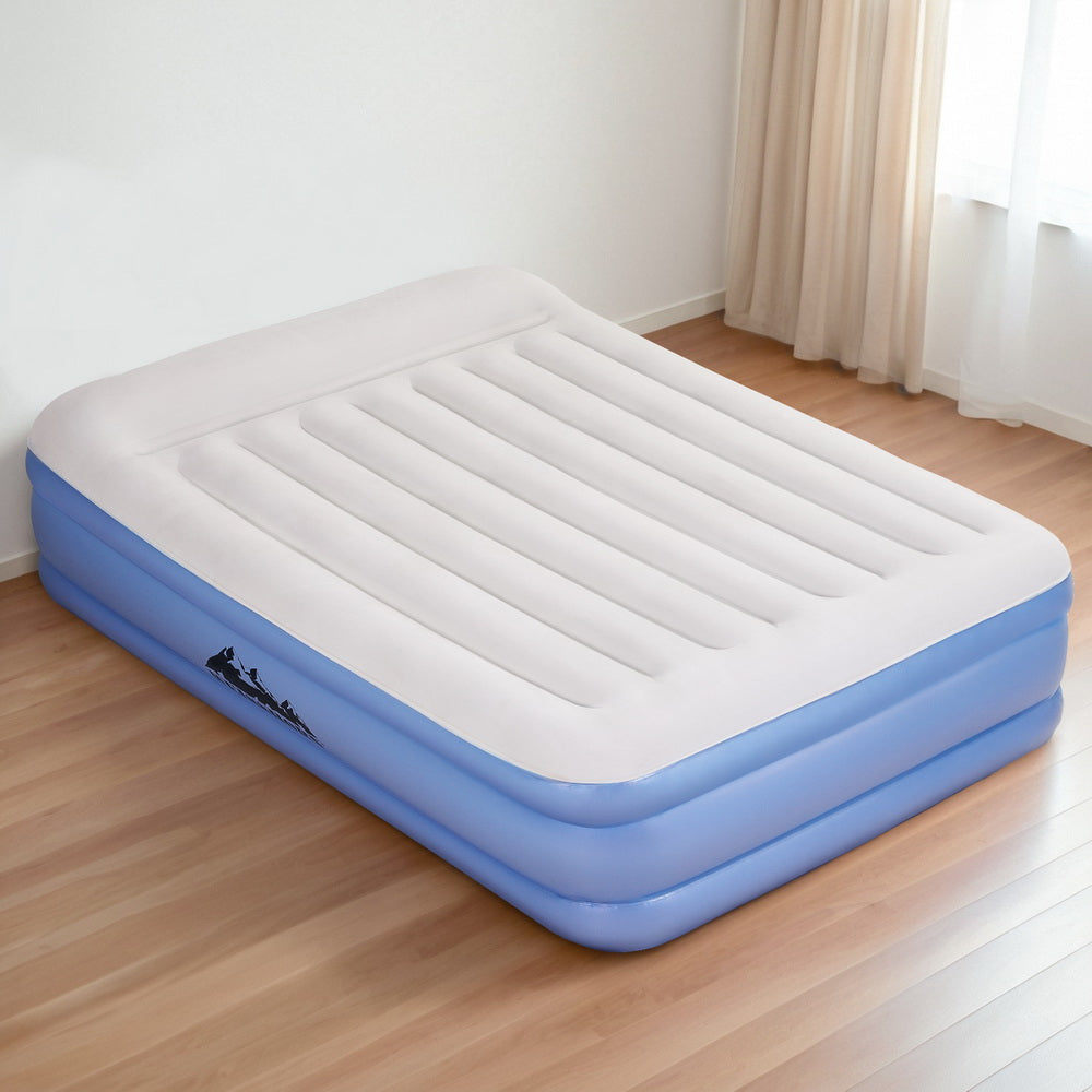 Inflatable Mattresses: Weisshorn Air Mattress Queen Inflatable Bed 46cm Air bed