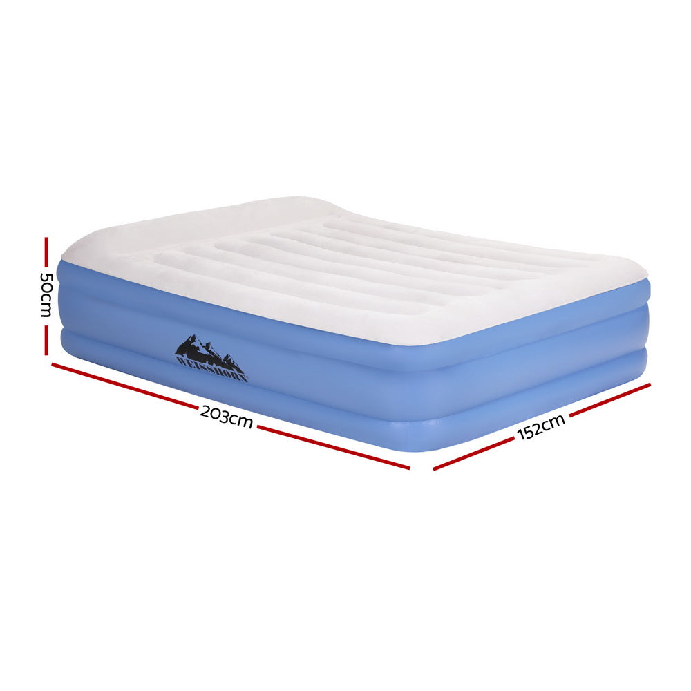 Inflatable Mattresses: Weisshorn Air Mattress Queen Inflatable Bed 50cm Air bed