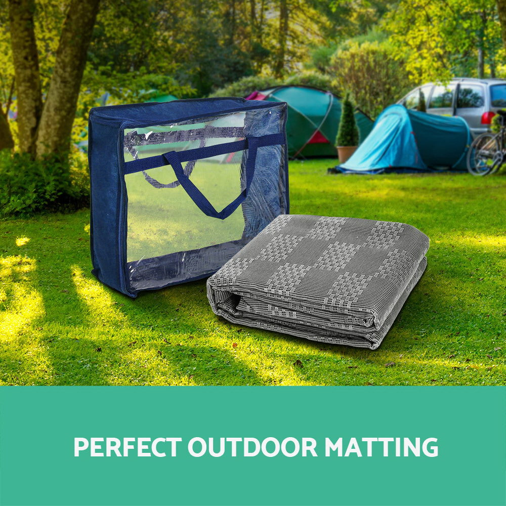 Caravan Accessories: Weisshorn 4M X 2.5M Annex Matting 600GSM Floor Mats Mesh Caravan Camping Annexe