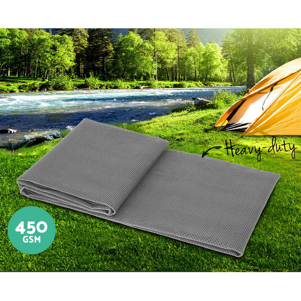 Caravan Accessories: Weisshorn 5M X 2.5M Annex Matting Floor Mats Mesh Caravan Camping Annexe