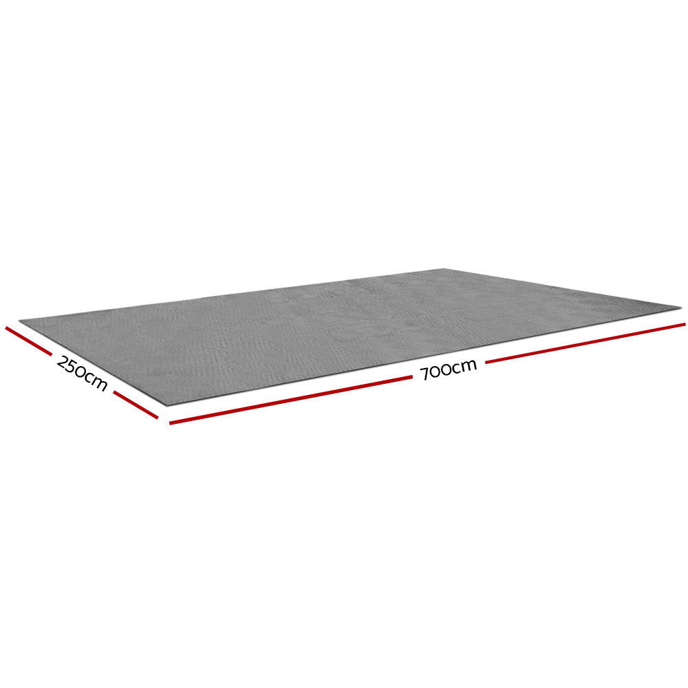 Caravan Accessories: Weisshorn 7M X 2.5M Annex Matting Floor Mats Mesh Caravan Camping Annexe