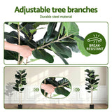 Artiss 150cm Artificial Fiddle Tree Faux Trees Indoor Decor Artificial Plants Lifelike Plant 1.5M