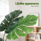 Artificial Trees: Artiss 140cm Artificial Monstera Tree Faux Trees Indoor Decor Artificial Plants Lifelike Plant 1.4M