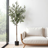 Artificial Trees: Artiss 155cm Artificial Olive Tree Faux Trees Indoor Decor Artificial Plants Lifelike Plant