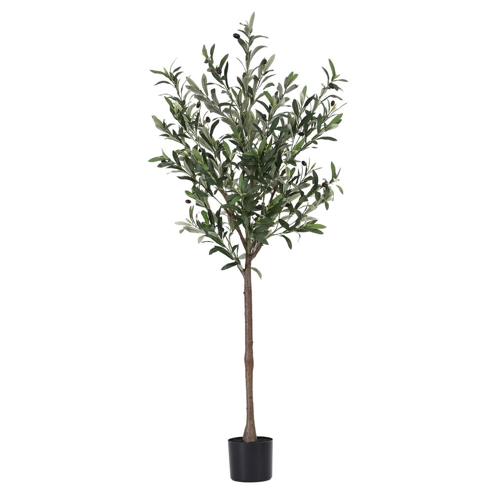 Artificial Trees: Artiss 155cm Artificial Olive Tree Faux Trees Indoor Decor Artificial Plants Lifelike Plant