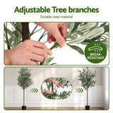 Artificial Trees: Artiss 155cm Artificial Olive Tree Faux Trees Indoor Decor Artificial Plants Lifelike Plant
